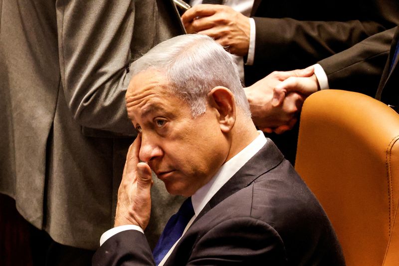 &copy; Reuters. Primeiro-ministro de Israel Benjamin Netanyahu 
 24/7/2023   REUTERS/Amir Cohen