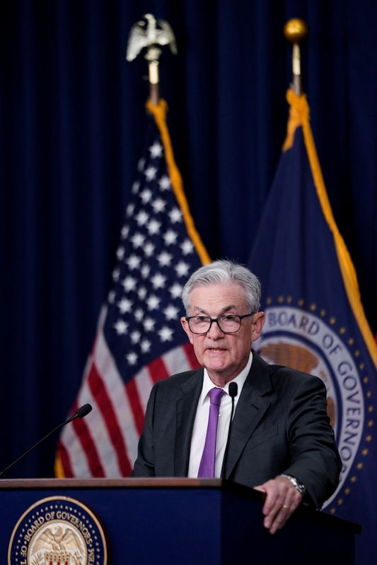 &copy; Reuters. Chair do Federal Reserve, Jerome Powell, dá entrevista coletiva
26/07/2023
REUTERS/Elizabeth Frantz