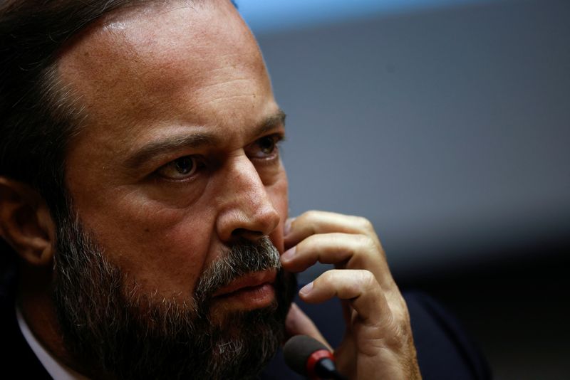 &copy; Reuters. Ministro de Minas e Energia, Alexandre Silveira, durante entrevista coletiva em Brasília
28/02/2023 REUTERS/Adriano Machado