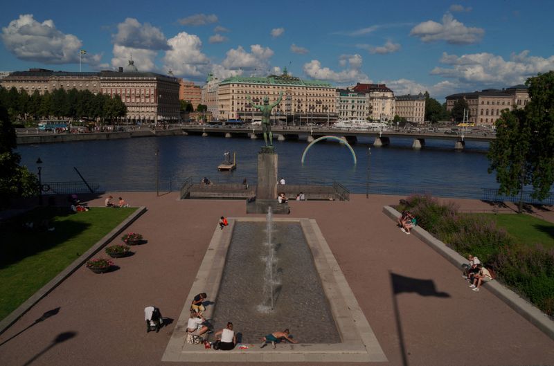 &copy; Reuters. FILE PHOTO: A general view of central Stockholm, July 14, 2023. REUTERS/Tom Little/File Photo