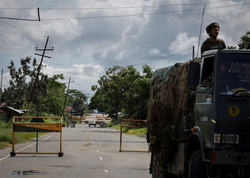 &copy; Reuters. Rodovia do Estado de Manipur, na Índia
 24/7/2023    REUTERS/Adnan Abidi