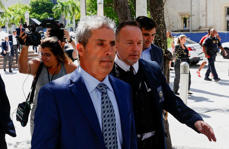 &copy; Reuters. Carlos de Oliveira chega à Justiça Federal em Miami
31/07/2023
REUTERS/Marco Bello