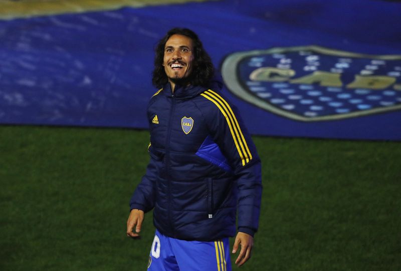 &copy; Reuters. Edinson Cavani é apresentado como novo jogador do Boca Juniors
31/07/2023
REUTERS/Agustin Marcarian