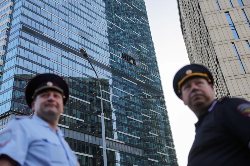 Drones target Moscow, high-rise building hit