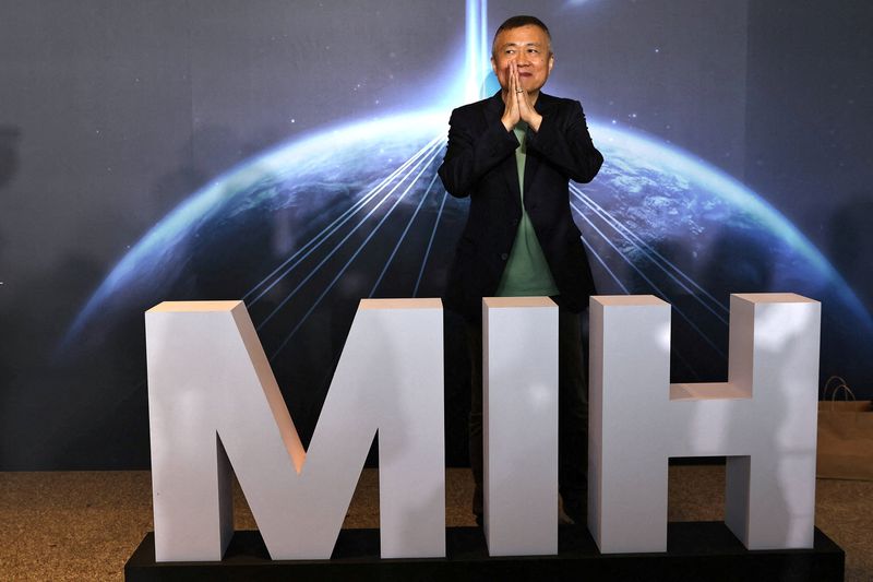&copy; Reuters. FILE PHOTO: MIH CEO Jack Cheng poses for a photo at the Foxconn's EV development platform MIH, or Mobility in Harmony, demo day in Taipei, Taiwan, November 8, 2022. REUTERS/Ann Wang/File Photo