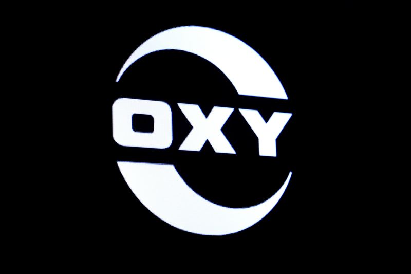 &copy; Reuters. شعار شركة أوكسيدنتال بتروليوم في بورصة نيويورك بصورة من أرشيف رويترز.
