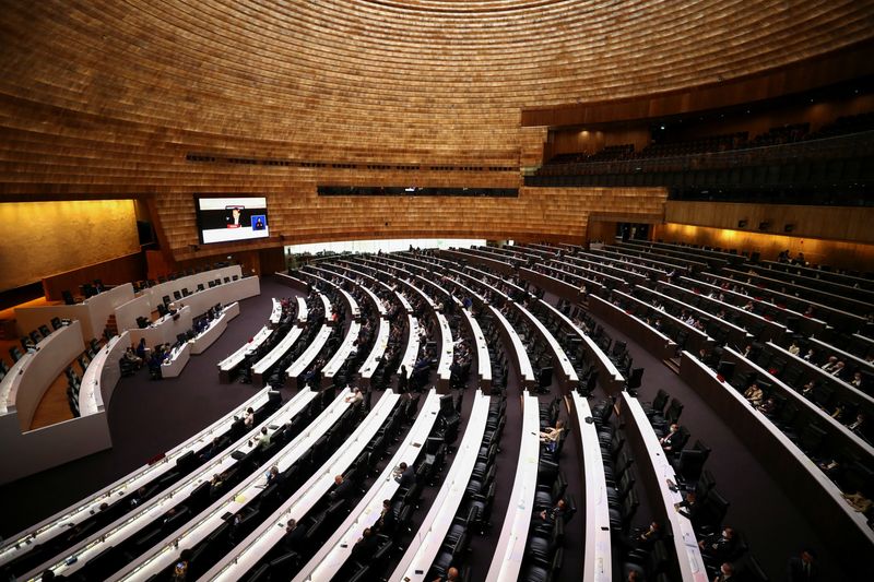 &copy; Reuters. FILE PHOTO: A general view of the parliament on the day of the second vote for a new prime minister, at the parliament in Bangkok, Thailand, July 19, 2023.REUTERS/Chalinee Thirasupa