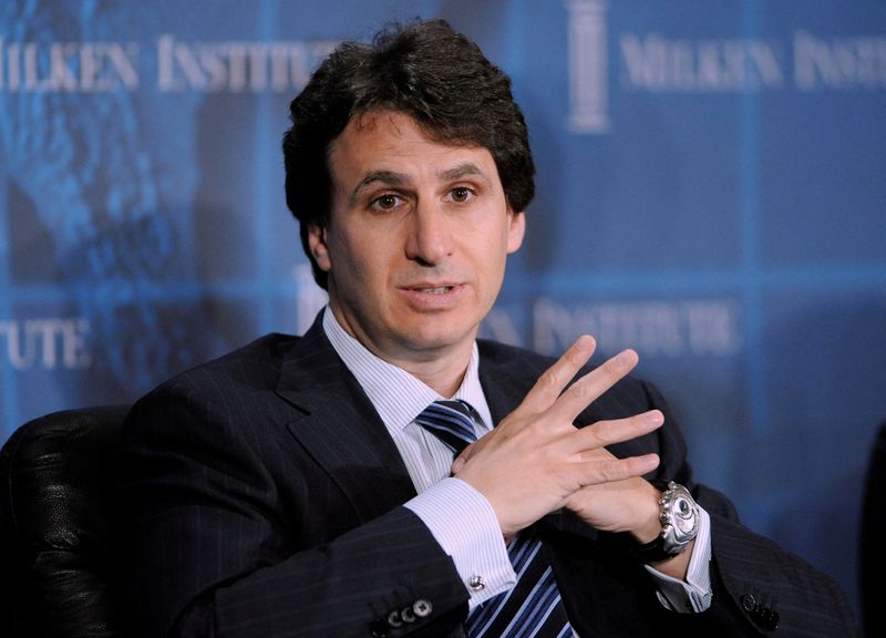 &copy; Reuters. FILE PHOTO: Marc Rowan, CEO of Apollo Global Management LLC, participates in the "Finding Opportunities in Restructuring in the Year Ahead" panel at the 2010 Milken Institute Global Conference in Beverly Hills, California April 28, 2010. REUTERS/Phil McCa