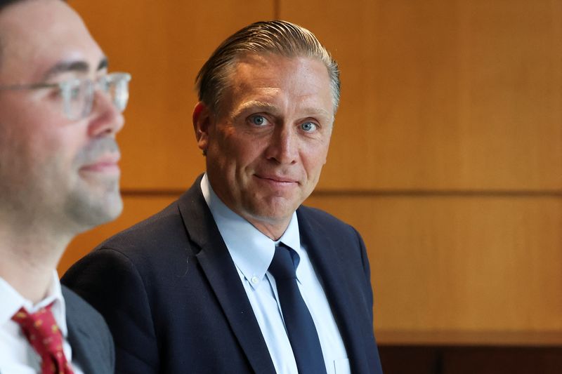 &copy; Reuters. Devon Archer, a former Hunter Biden business associate, departs following his deposition before the House Oversight and Accountability Committee at the O'Neill House Office Building in Washington, U.S., July 31, 2023. REUTERS/Kevin Wurm/File Photo