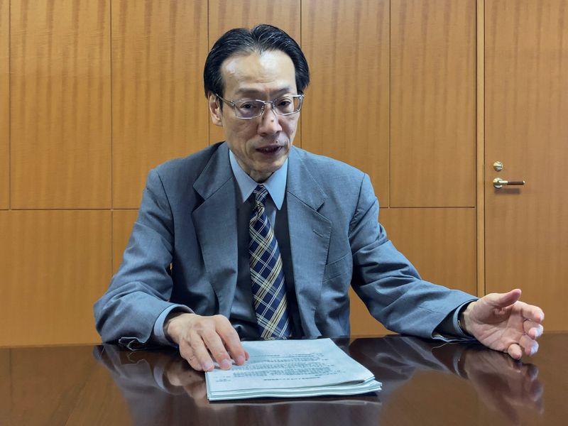 &copy; Reuters. Teruhisa Kurita, new commissioner of the Financial Services Agency, speaks during an interview with Reuters in Tokyo, Japan August 4, 2023.  REUTERS/Makiko Yamazaki