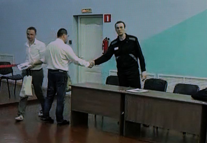 &copy; Reuters. Politicien de l'opposition russe Alexei Navalny à la Colonie pénale IK-6 à Melekhovo dans la région de Vladimir, en Russie. /Photo prise le 4 août 2023/EUTERS/Evgenia Novozhenina