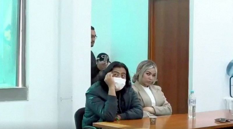 &copy; Reuters. Defendant and son of Colombian president Gustavo Petro, Nicolas Petro attends a hearing in Bogota, Colombia August 3, 2023 in this screengrab taken from a handout video. Colombian Prosecutor's Office/Handout via REUTERS    