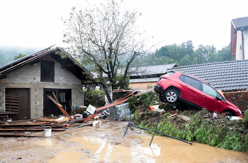 At least two die as heavy rains hit Slovenia, forcing evacuations