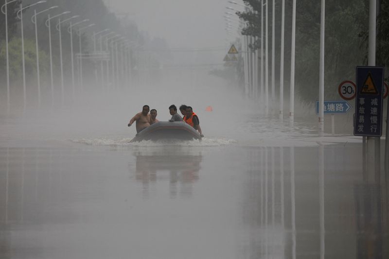 La Chine relève son niveau d'alerte inondations dans le nord-est