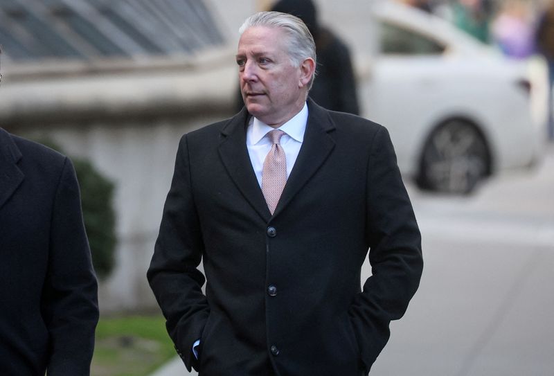 &copy; Reuters. Charles McGonigal, a former FBI official who has been charged with working for sanctioned Russian oligarch Oleg Deripaska, arrives at Federal Court in New York City, U.S., March 8, 2023.  REUTERS/Brendan McDermid/File Photo