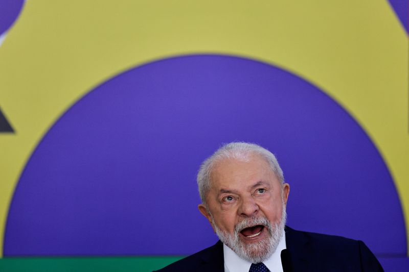 &copy; Reuters. Presidente Luiz Inácio Lula da Silva
02/08/2023
REUTERS/Ueslei Marcelino