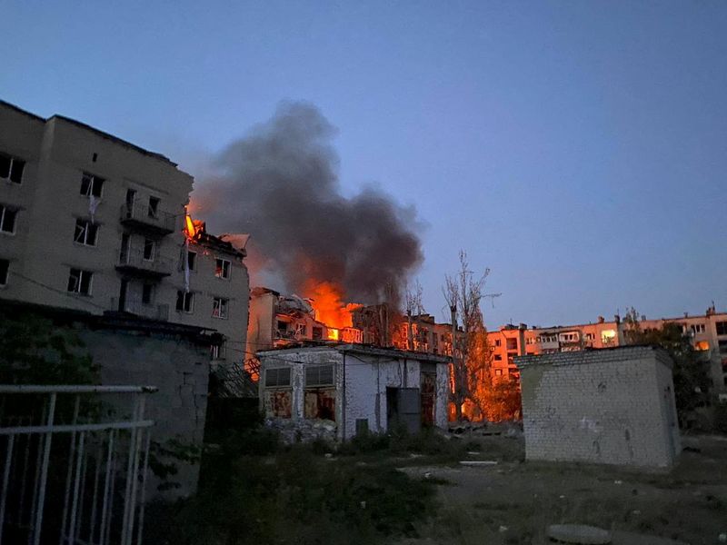 Ukraine says Russian missile strikes on apartment buildings kill five in east