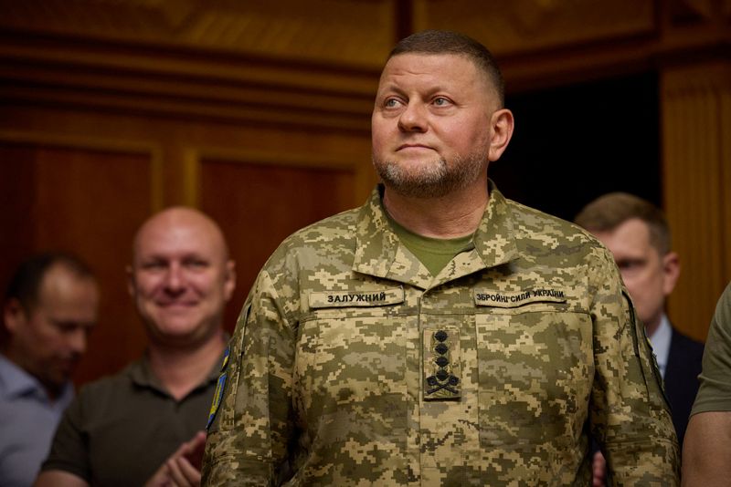 &copy; Reuters. Comandante das Forças Armadas da Ucrânia, Valerii Zaluzhnyi, comparece ao Parlamento, em Kiev
28/06/2023
Seviço de Imprensa da Presidência da Ucrânia/Divulgação via REUTERS