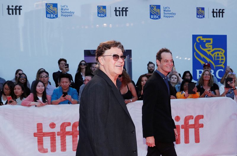 &copy; Reuters. FILE PHOTO: Musician Robbie Robertson arrives for the gala presentation of his biopic "Once Were Brothers: Robbie Robertson and The Band" on opening night at the Toronto International Film Festival (TIFF) in Toronto, Ontario, Canada September 5, 2019. REU