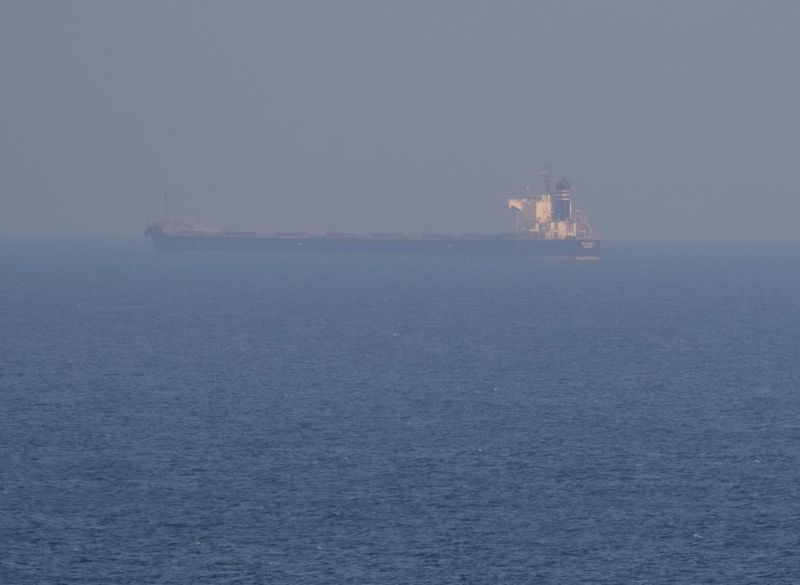 &copy; Reuters. صورة لسفينة تحمل حبوب أوكرانية في البحر الأسود بالقرب من ميناء أوديسا الأوكراني يوم الثاني من نوفمبر تشرين الثاني 2022. تصوير: سيرهي سمولينتس