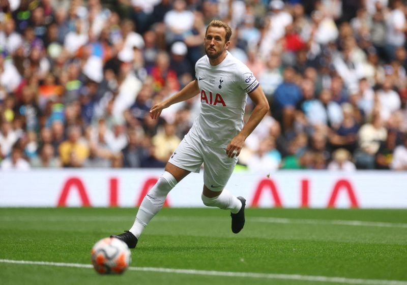 &copy; Reuters. Harry Kane em ação pelo Tottenham
06/08/2023
REUTERS/Paul Childs