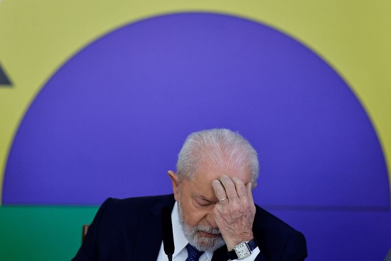 &copy; Reuters. Presidente Luiz Inácio Lula da Silva
02/08/2023
REUTERS/Ueslei Marcelino