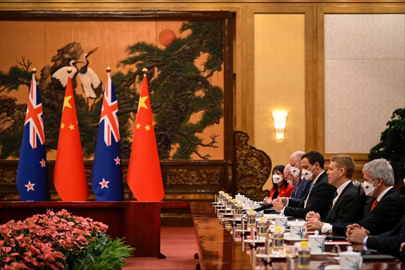 &copy; Reuters. 　ニュージーランド保安情報局（ＮＺＳＩＳ）は１１日に公表した年次報告書で、国内および太平洋地域で中国に関連した情報活動を把握していると明らかにし、懸念を表明した。写真はヒ
