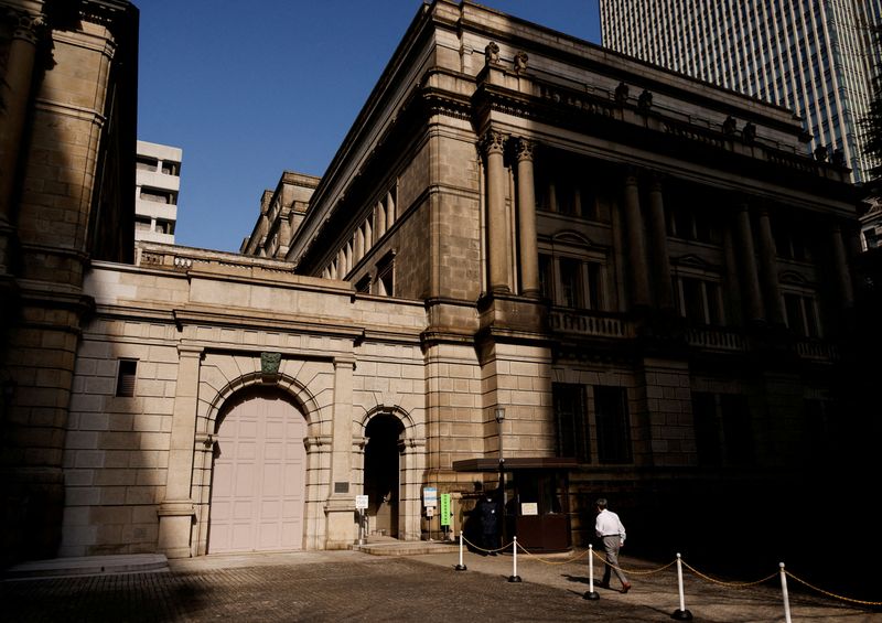 &copy; Reuters. Photo d'archives du siège social de la Banque du Japon à Tokyo. /Photo prise le 18 janvier 2023/REUTERS/Issei Kato
