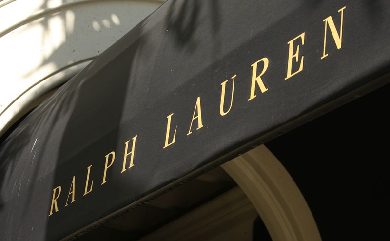 &copy; Reuters. FILE PHOTO-The Polo Ralph Lauren logo is seen on their boutique on Rodeo Drive in Beverly Hills, California August 5, 2008. REUTERS/Fred Prouser/File Photo