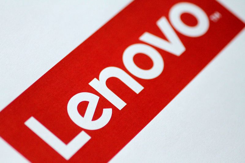 &copy; Reuters. FILE PHOTO: The Lenovo logo is seen in this illustration photo January 22, 2018. REUTERS/Thomas White/Illustration/File Photo
