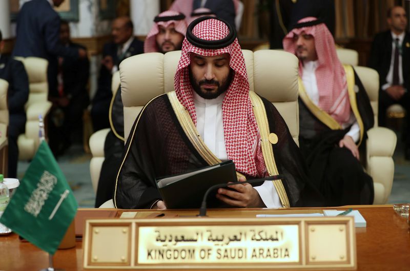 &copy; Reuters. ولي العهد السعودي الأمير محمد بن سلمان في صورة من أرشيف رويترز.