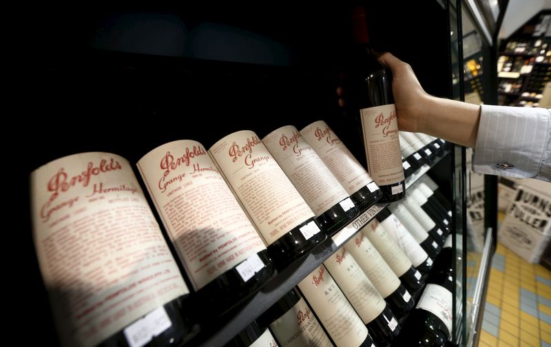 &copy; Reuters. Une boutique de vins à Sydney. /Photo prise le 15 février 2016/REUTERS/Jason Reed