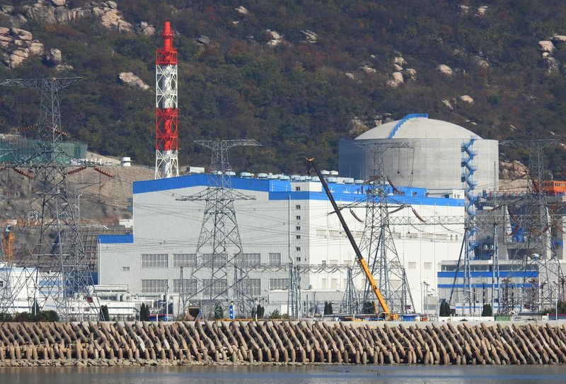 &copy; Reuters. バイデン米政権が原子力発電所に使用される機器や原料の中国への輸出に関する規制を強化していたことが分かった。２０１８年１０月撮影（２０２３年　ロイター/StringerFile Photo）