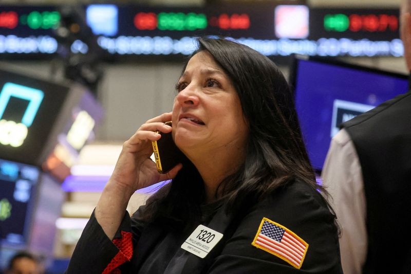 &copy; Reuters. Une tradeuse à la Bourse de New York. /Photo prise le 19 juillet 2023/REUTERS/Brendan McDermid