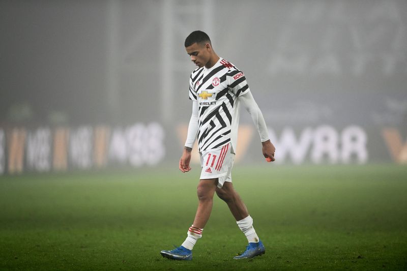 &copy; Reuters. Mason Greenwood
03/03/2021
Pool via REUTERS/Mike Hewitt