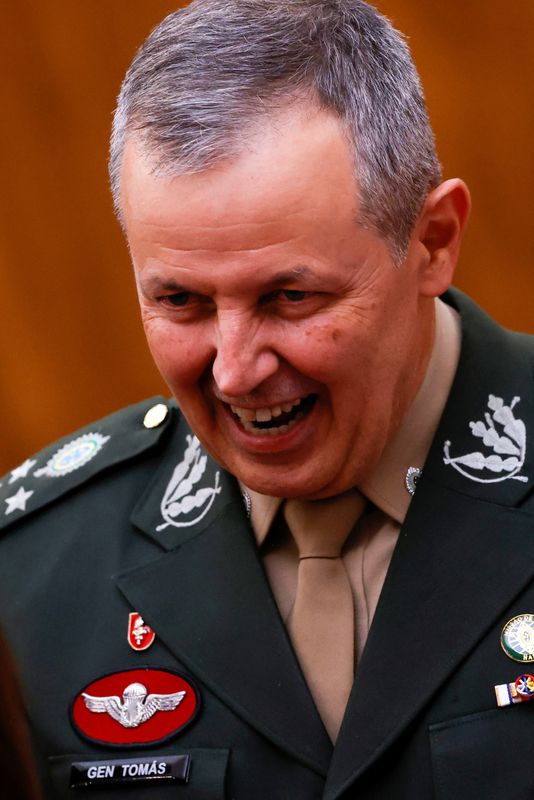 &copy; Reuters. Comandante do Exército, general Tomás Paiva, durante cerimônia no Superior Tribunal Militar, em Brasília
07/03/2023 REUTERS/Adriano Machado