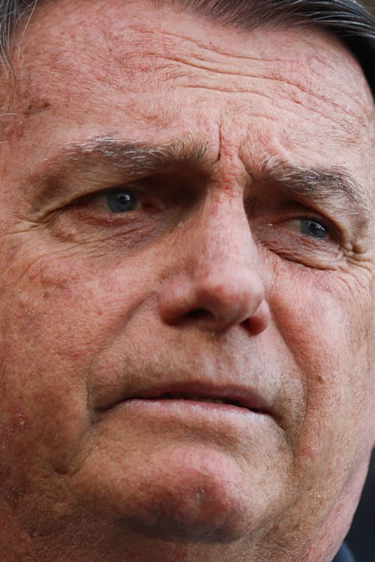 &copy; Reuters. Ex-presidente Jair Bolsonaro em Brasília
12/07/2023
REUTERS/Adriano Machado