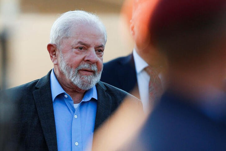 &copy; Reuters. Presidente Luiz Inácio Lula da Silva durante cerimônia de posse do presidente paraguaio, em Luque, Paraguai
14/08/2023
REUTERS/Cesar Olmedo