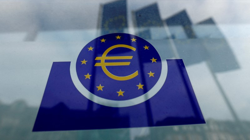 &copy; Reuters. Il logo della Banca centrale europea a Francoforte, Germania, 23 gennaio 2020. REUTERS/Ralph Orlowski/File photo