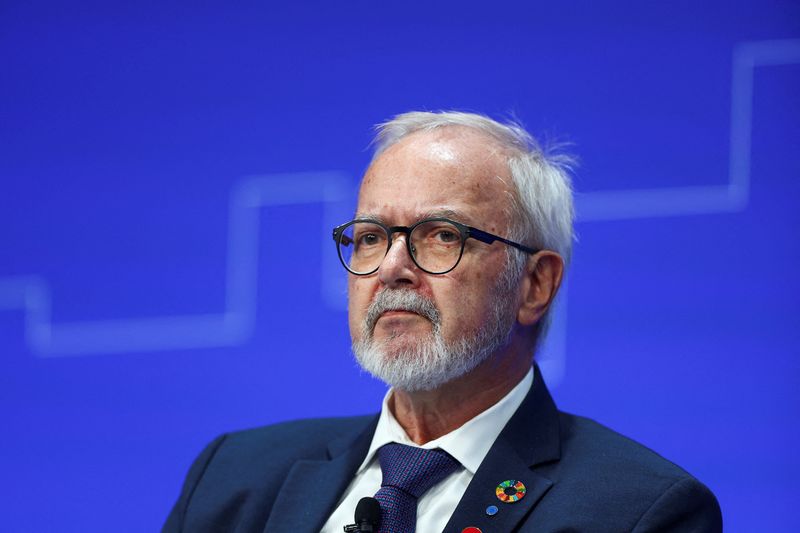 &copy; Reuters. Werner Hoyer, président de la BEI, lors d'une conférence à Londres. /Photo prise le 21 juin 2023/REUTERS/Hannah McKay