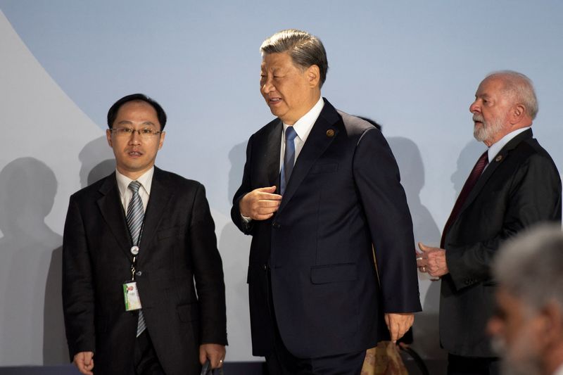 &copy; Reuters. Presidente Xi Jinping na Cúpula do Brics
 24/8/2023    REUTERS/Alet Pretorius