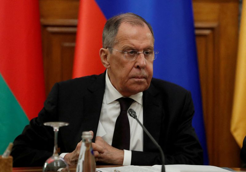 &copy; Reuters. Ministro das Relações Exteriores da Rússia, Sergei Lavrov
25/07/2023
Maxim Shipenkov/Pool via REUTERS