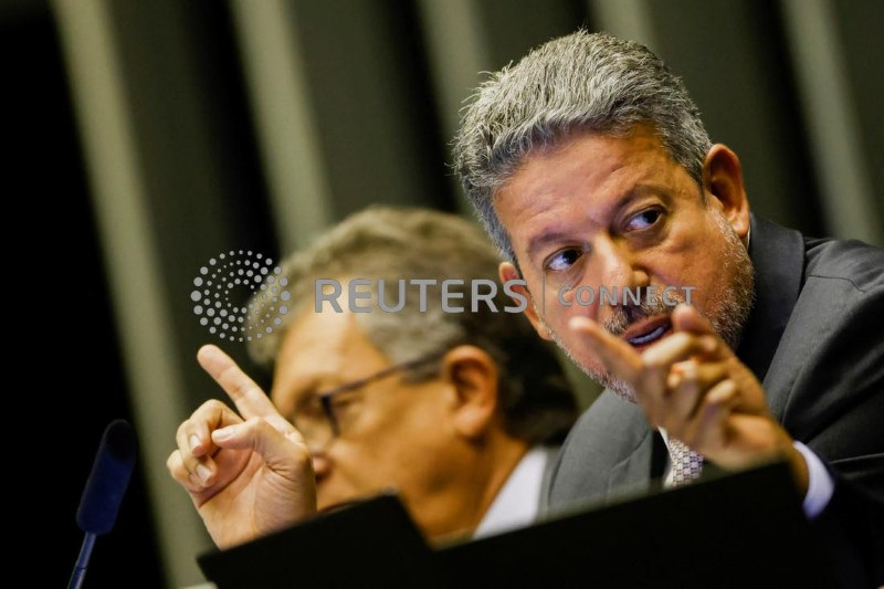 &copy; Reuters. Presidente da Câmara dos Deputados, Arthur Lira, em sessão no plenário da Casa
20/12/2022
REUTERS/Adriano Machado