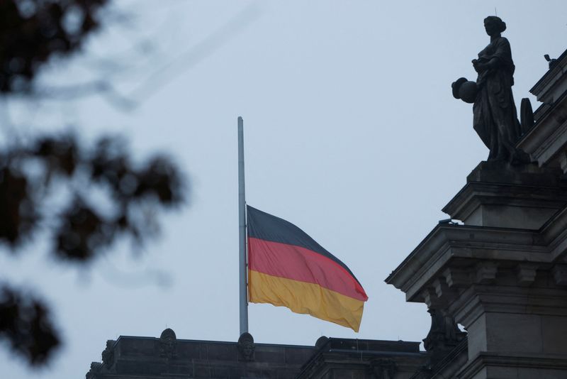 &copy; Reuters. Photo du drapeau allemand. /Photo prise le 27 janvier 2023 à Berlin, Allemagne/REUTERS/Michele Tantussi