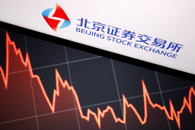 &copy; Reuters. Illustartion du logo de la bourse de Shanghai. /Illustration créée le 12 novembre 2021/REUTERS/Florence Lo
