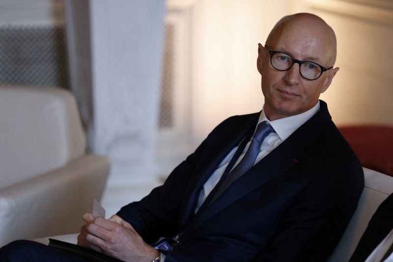 &copy; Reuters. FILE PHOTO: CEO of Novo Nordisk Lars Fruergaard Jorgensen is seen during the 6th edition of the "Choose France" Summit at the Chateau de Versailles, outside Paris on May 15, 2023. LUDOVIC MARIN/Pool via REUTERS/File Photo