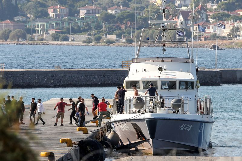 &copy; Reuters. Imigrantes morrem afogados na ilha grega de Lesbos
 28/8/2023    REUTERS/Elias Marcou