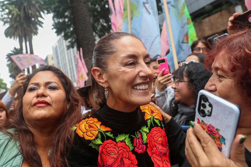 &copy; Reuters. Ex-prefeita da Cidade do México Claudia Sheinbaum
26/08/2023
REUTERS/Raquel Cunha