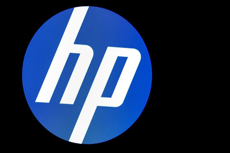&copy; Reuters. Logo na HP Inc na Bolsa de Nova York, Estados Unidos
18/11/2019
REUTERS/Brendan McDermid