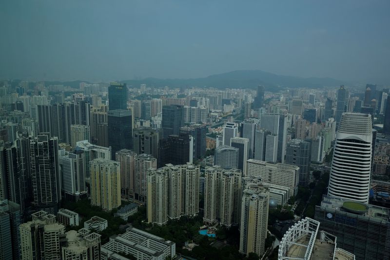 &copy; Reuters. Residential and commercial buildings are located in downtown Guangzhou, China October 7, 2017. Picture taken October 7, 2017.      REUTERS/Bobby Yip/File photo